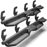 Running Boards for Silverado Crew cab Running Boards Step Bars Compatible with 2019 - 2025 Chevy Silverado 1500, 2020 - 2025 Silverado/Sierra 2500HD 3500HD Crew Cab - Longsunmotor