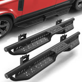 Running Boards for Land Rover Defender 110 2020 2021 2022 2023 2024 2025 Black Side Steps - Longsunmotor