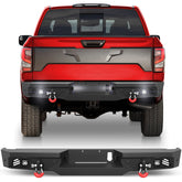 for Titan Rear Bumper Compatible with 2016 2017 2018 2019 2020 2021 2022 2023 2024 2025 Nissan Titan