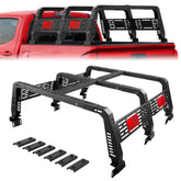 Overland Truck Bed Rack for Full-Size Trucks Compatible with 2002-2025 Dodge Ram 1500, 2014-2025 Chevy Silverado 1500, 2007-2013 Tundra Heavy-Duty Steel Truck Rack without Factory Bed Rails