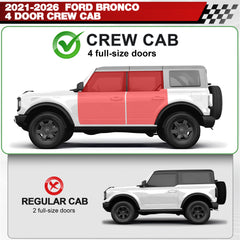 Bronco Running Boards Side Steps for 2021-2026 Bronco Bolt-On No Drilling