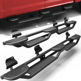 F150/F250/F350 Running Boards 6 Inch Side Steps for 2015-2025 F150, 2017-2025 F250/F350 Super Crew Cab, Heavy-Duty Carbon Steel