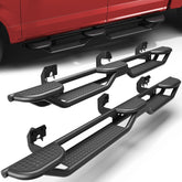 Ford F150 Running Boards Side Steps for 2009-2014 F150 Super Crew, Heavy-Duty Steel Construction