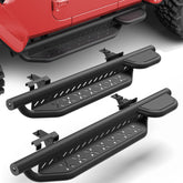 Running Boards Side Steps for 2019-2025 Jeep Wrangler JL Two Door 2 Door Only, Heavy Duty Off-Road