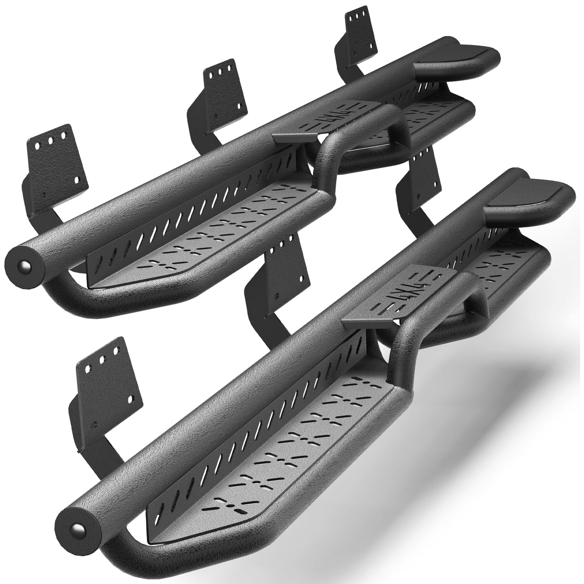 Running Boards Compatible with 2019-2025 Dodge Ram 1500 Crew Cab Heavy-duty Black Side Steps