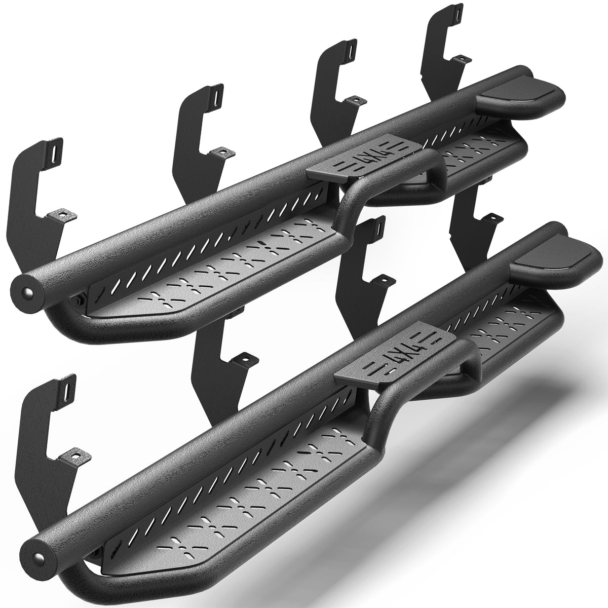 Running Boards for Silverado Crew cab Running Boards Step Bars Compatible with 2019 - 2025 Chevy Silverado 1500, 2020 - 2025 Silverado/Sierra 2500HD 3500HD Crew Cab - Longsunmotor