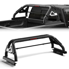 Truck Roll Bar for Full - Size Pickup Truck Adjustable No - Drill Headache Racks without Basket for Ford F - Series, Silverado, Sierra, Ram, Titan, Tundra - Longsunmotor