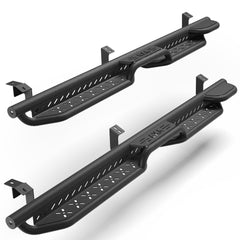 Running Boards Side Steps Compatible with 2005 - 2023 Toyota Tacoma All Black Nerf Bars - Longsunmotor