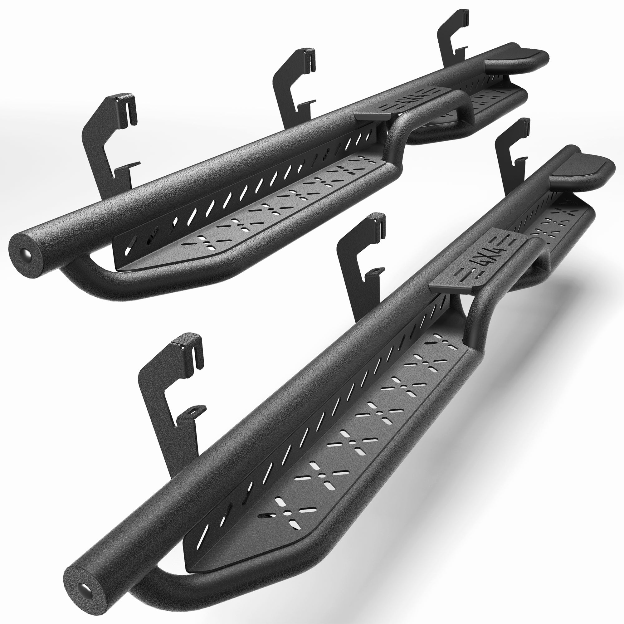 Running Boards Side Steps Compatible with 2007 - 2018 Chevy Silverado/GMC Sierra 1500 Crew Cab and 2007 - 2019 2500 3500HD. Running Boards for Silverado Crew Cab - Longsunmotor