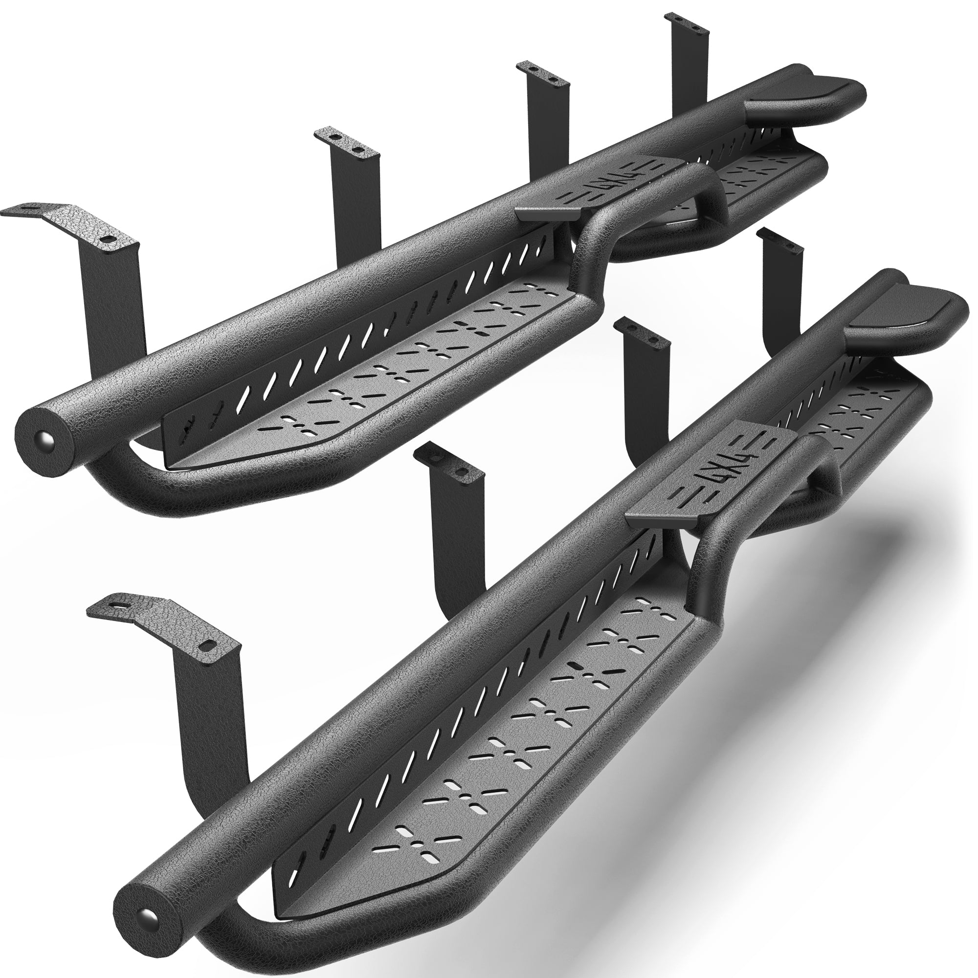 Running Boards Side Steps Compatible with 2022 2023 2024 2025 Toyota Tundra Crew Max Cab Black Truck Side Rails Nerf Bars