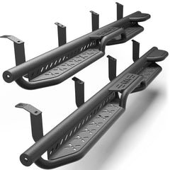 Running Boards Side Steps Compatible with 2022 2023 2024 2025 Toyota Tundra Crew Max Cab Black Truck Side Rails Nerf Bars