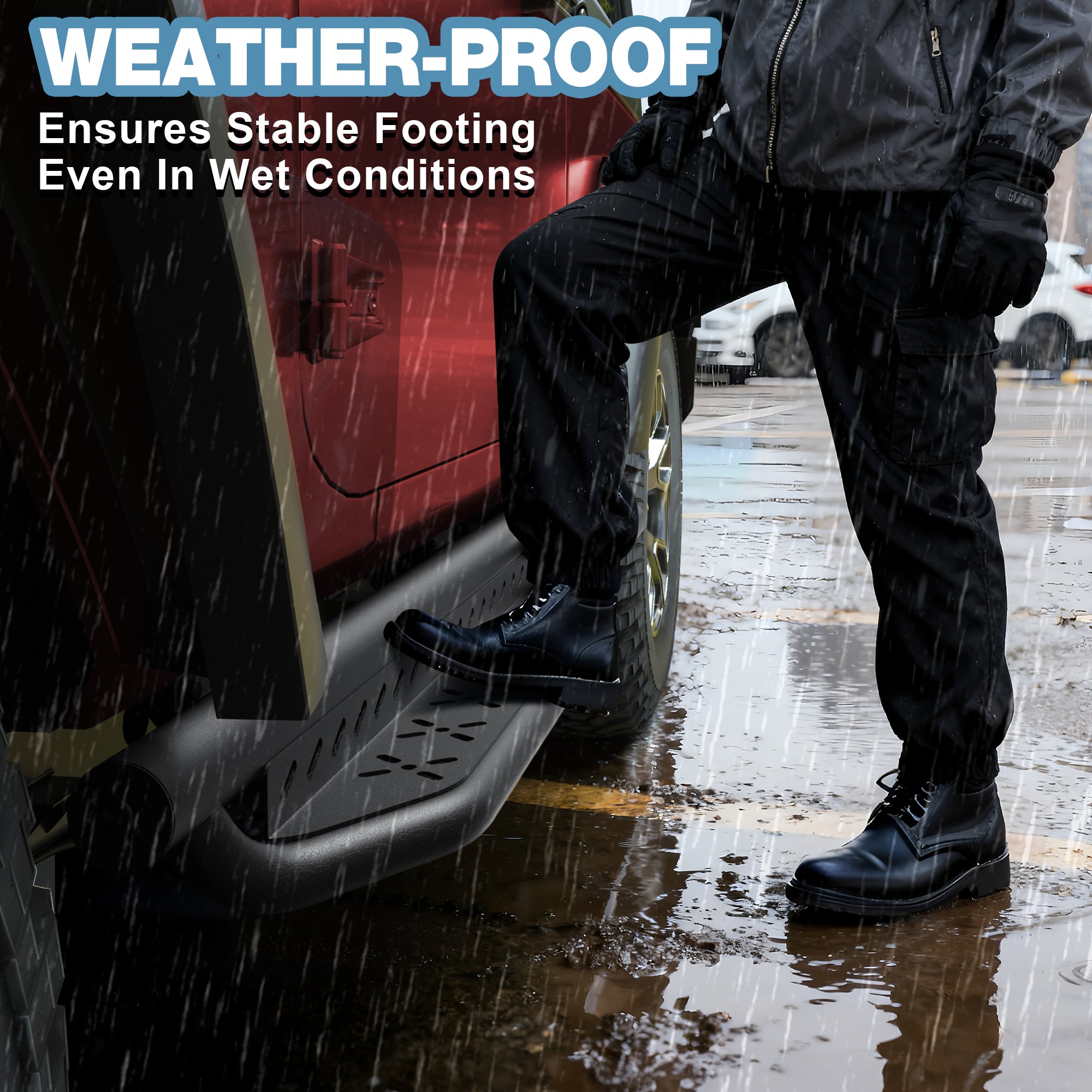 Running Boards Side Steps Compatible with 2005-2023 Toyota Tacoma Access Cab