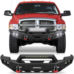 For Ram 2500 3500 Full Width Front Bumper Compatible with 2003 2004 2005 Dodge Ram 2500/3500 - Longsunmotor