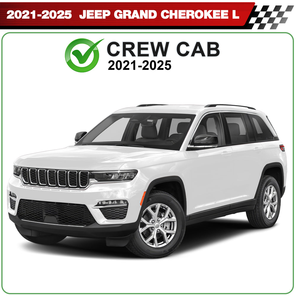 Side Steps Running Boards Compatible with 2021 2022 2023 2024 2025 Jeep Grand Cherokee L - Longsunmotor