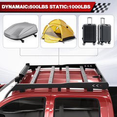 Heavy Duty Top Roof Rack Accessories Compatible with 2005-2023 Toyota Tacoma Double Cab
