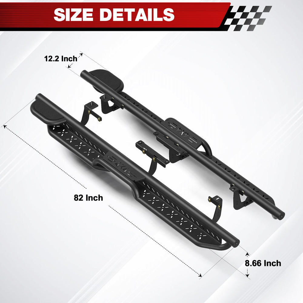 Side Steps Running Boards Compatible with 2021 2022 2023 2024 2025 Jeep Grand Cherokee L - Longsunmotor