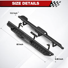 Side Steps Running Boards Compatible with 2021 2022 2023 2024 2025 Jeep Grand Cherokee L - Longsunmotor