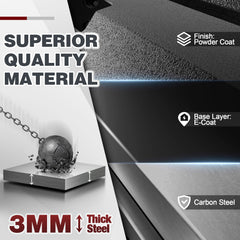 Roof Racks Fit for 2018-2025 Ford Expedition 800lbs Heavy Duty Cargo Carrier for Trip and Off-road