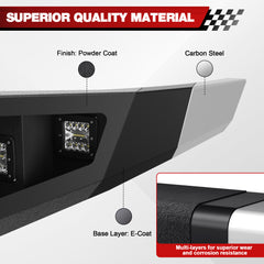 For Tacoma Front Bumper Compatible with 2005-2015 Toyota Tacoma Pickup Truck