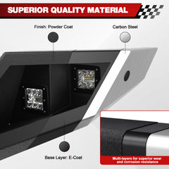 For 2010-2018 Ram 2500/3500 Steel Front Bumper Heavy-duty Bumper with Skid Plate