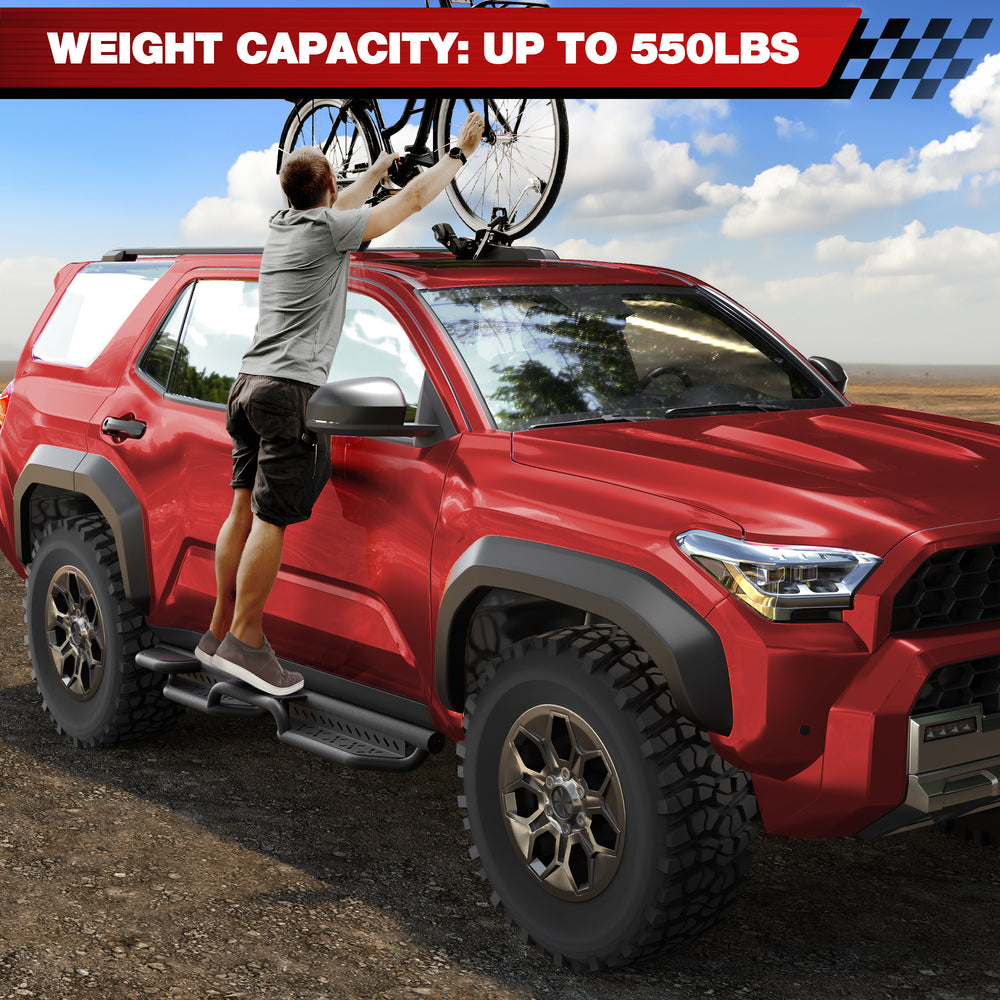 Running Boards Compatible with 2010 - 2024 Toyota 4Runner Car Step Bars - Longsunmotor