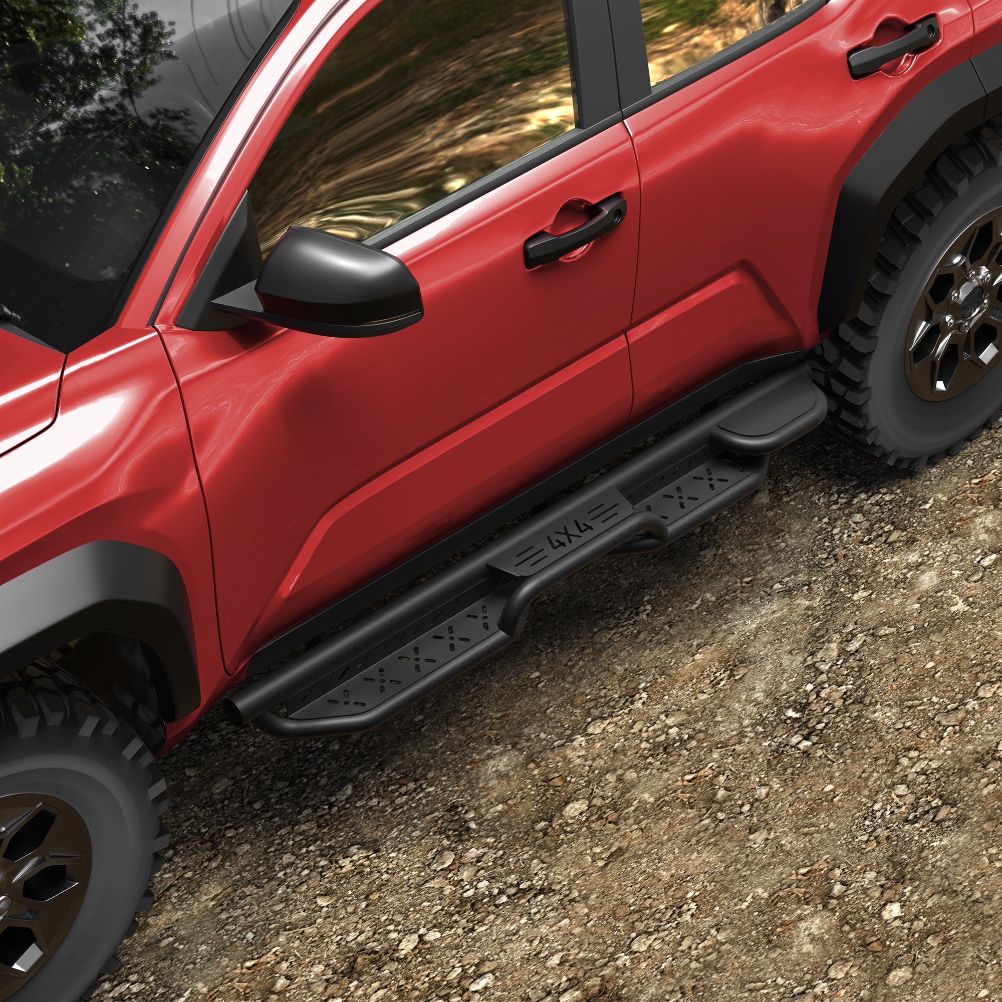 Running Boards Compatible with 2010 - 2024 Toyota 4Runner Car Step Bars - Longsunmotor