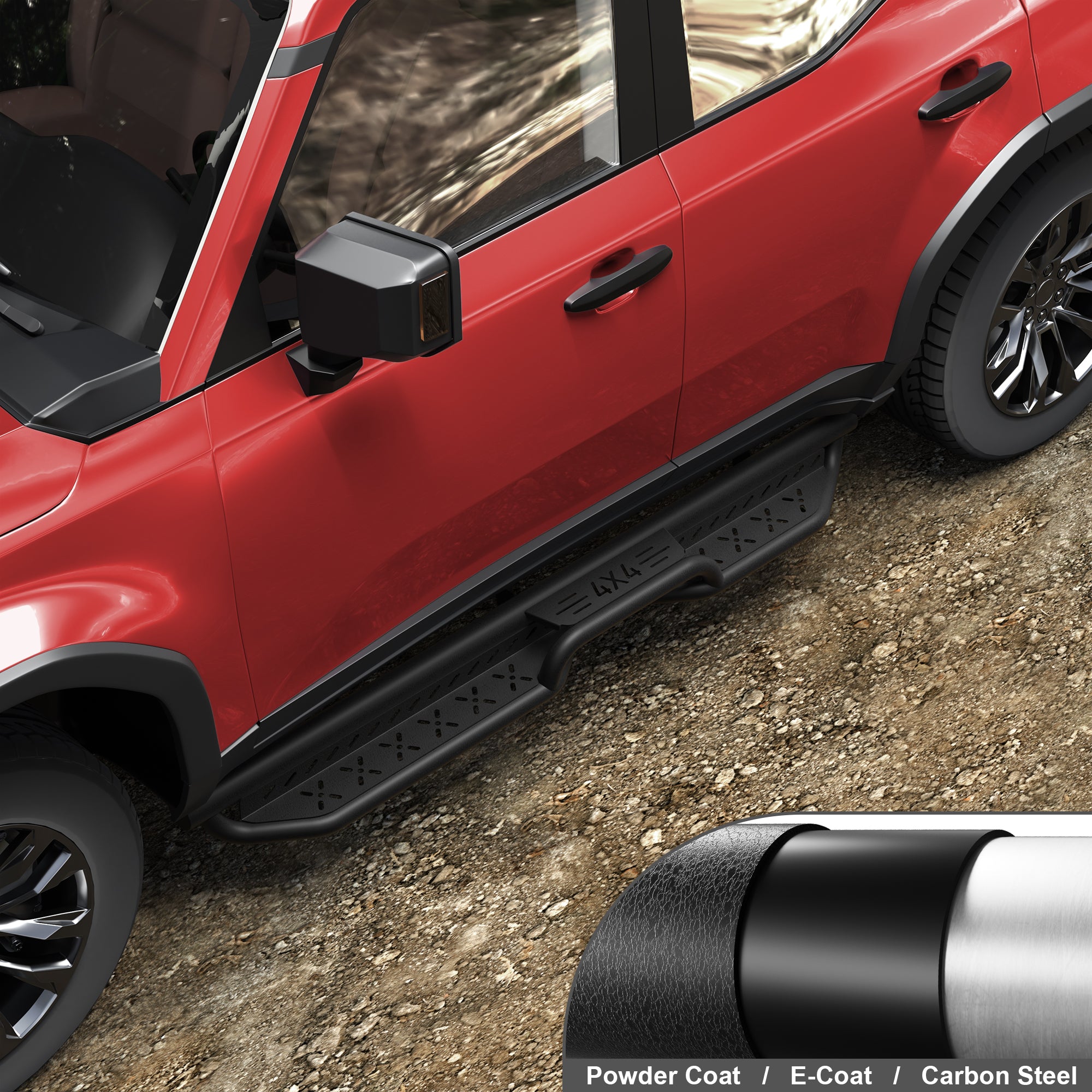 Running Boards Side Step fit for 2024 2025 Toyota Land Cruiser LC250 Prado