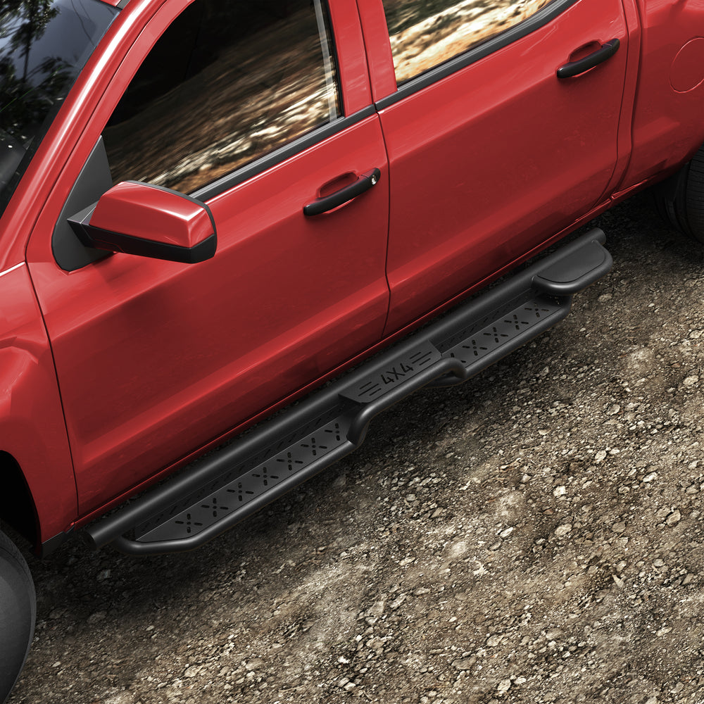 Running Boards Side Steps Compatible with 2007 - 2018 Chevy Silverado/GMC Sierra 1500 Crew Cab and 2007 - 2019 2500 3500HD. Running Boards for Silverado Crew Cab - Longsunmotor