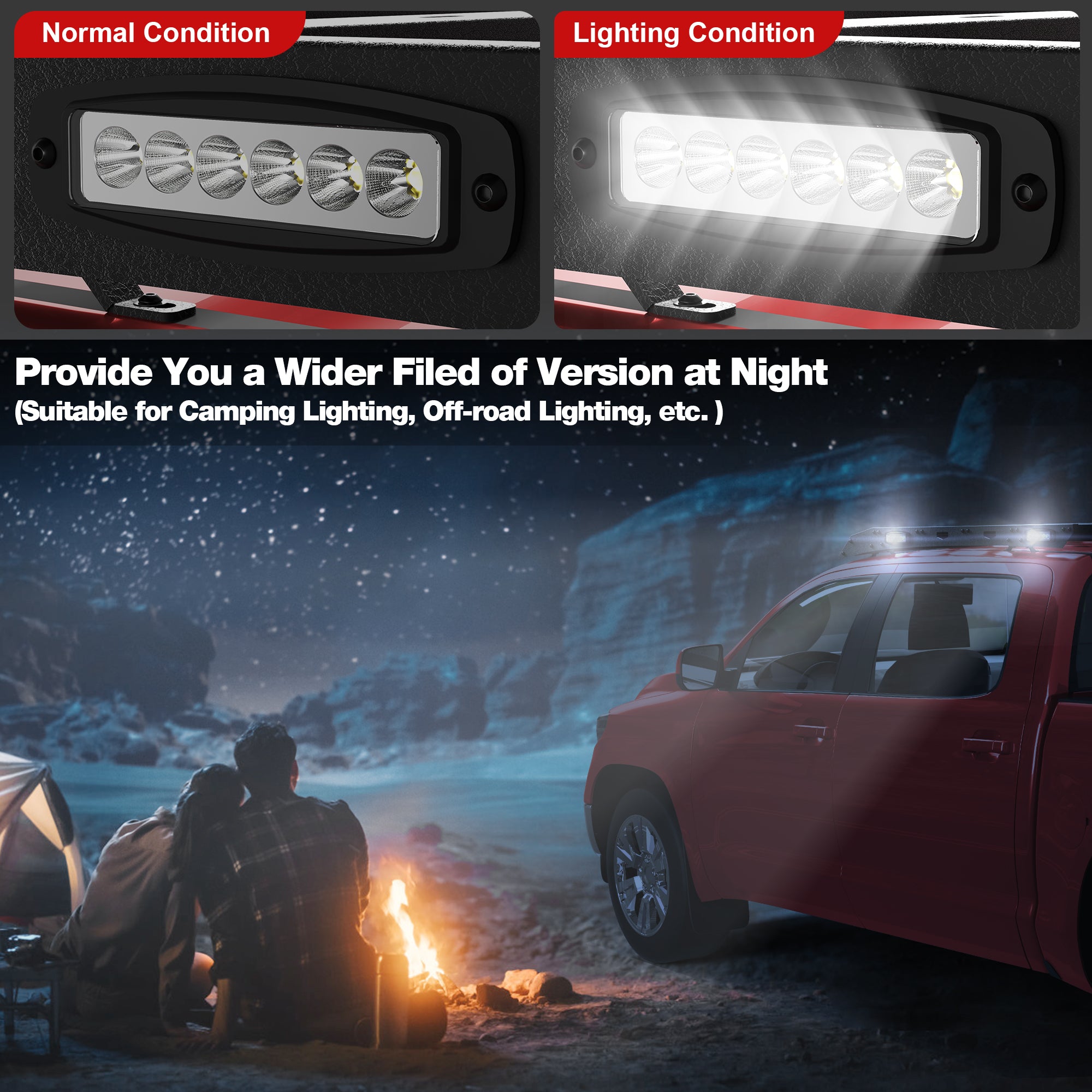 Roof Rack Cargo Basket Compatible with 2007-2021 Toyota Tundra Crew Max Cab with Side LED Lights Rooftop Truck Cargo Carrier