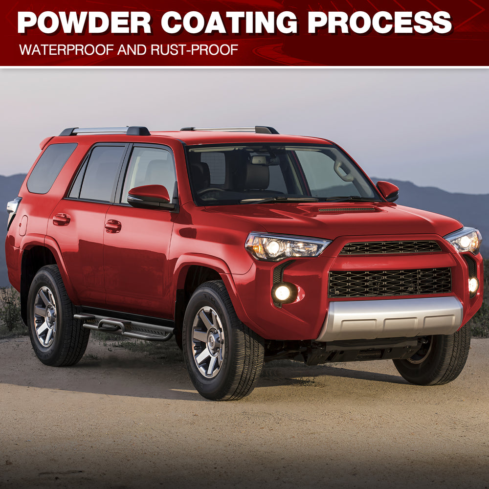 Running Boards Compatible with 2010 - 2024 Toyota 4Runner Car Step Bars - Longsunmotor
