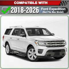 Expedition Running Boards Side Steps for 2018-2025 Ford Expedition, No-Drill Bolt-On Side Steps