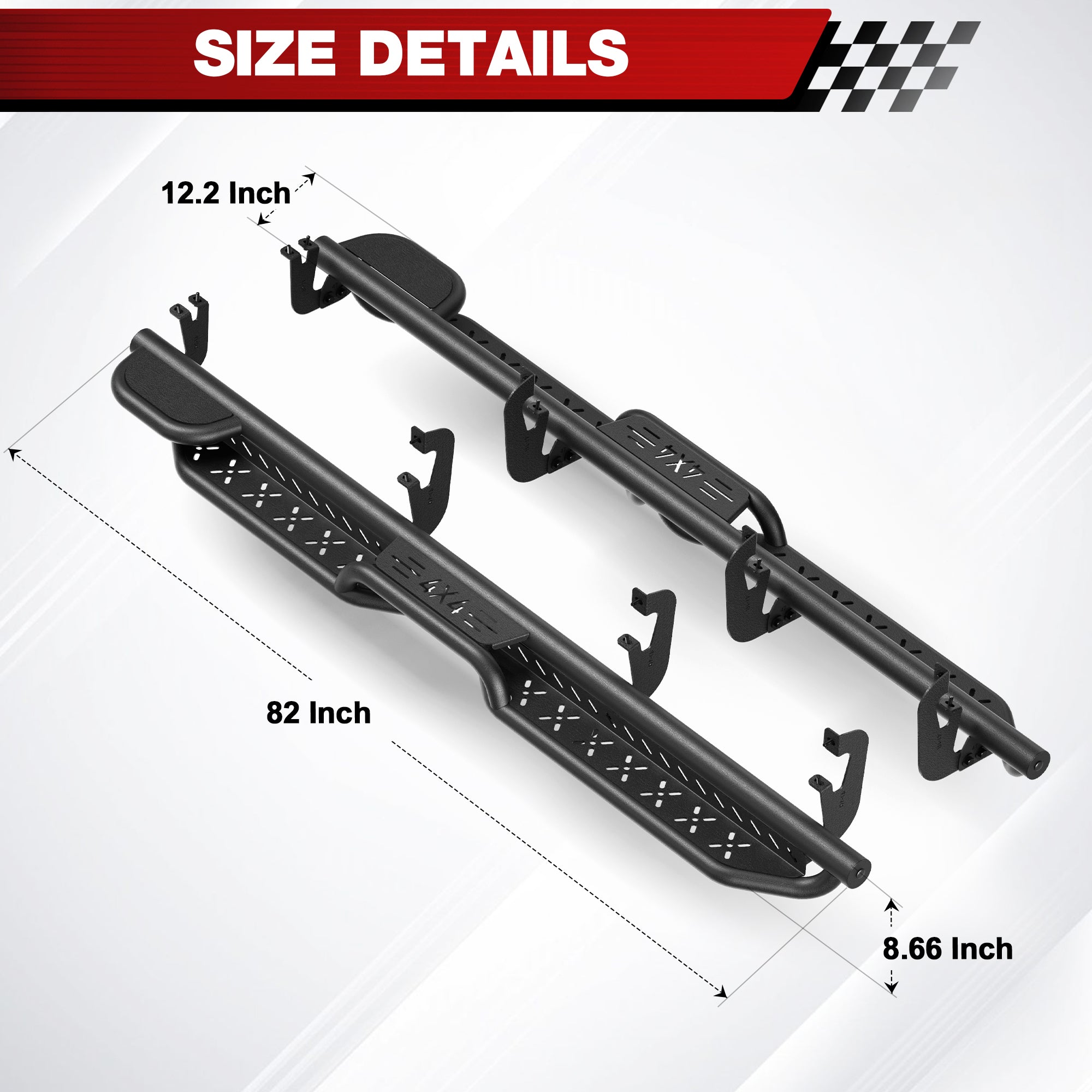 Running Boards Side Steps for 2021-2026 Chevy Suburban & GMC Yukon XL Direct Bolt-On