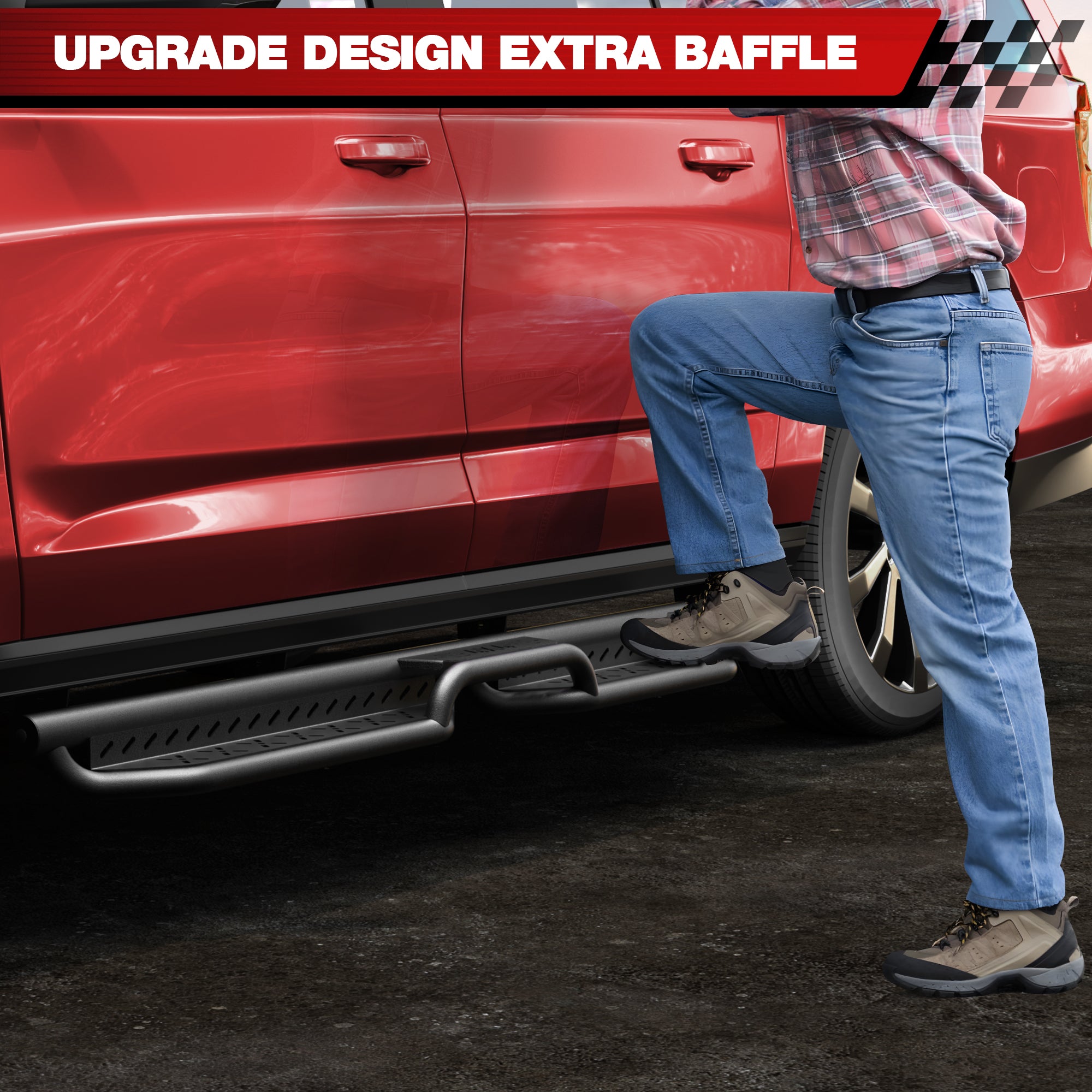 Running Boards Side Steps for 2021-2026 Chevy Suburban & GMC Yukon XL Direct Bolt-On