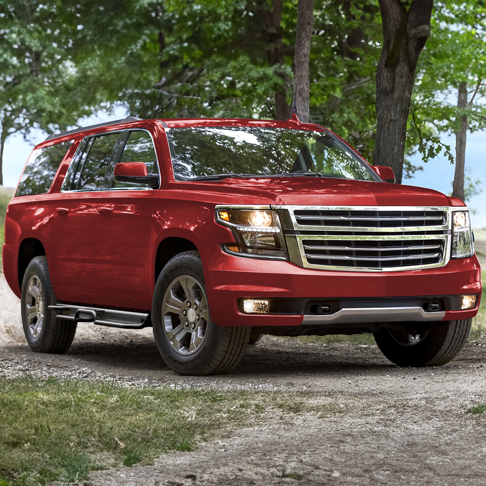 Running Boards Side Steps for Chevy Suburban  GMC Yukon XL Crew Cab