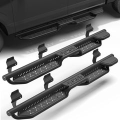Running Boards for 2015-2025 Ford F150, 2017-2025 Ford F250F350 – Rust-Proof Carbon Steel  Side Steps, All-Weather Powder Coated Finish