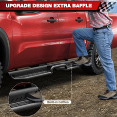 Running Boards for Nissan Frontier 2005-2024 Crew Cab  Heavy-Duty Side Steps Nerf Bars